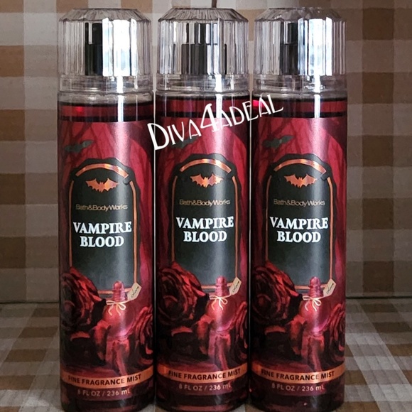 3X Bath & Body Works VAMPIRE BLOOD Mist Sprays - Picture 1 of 2